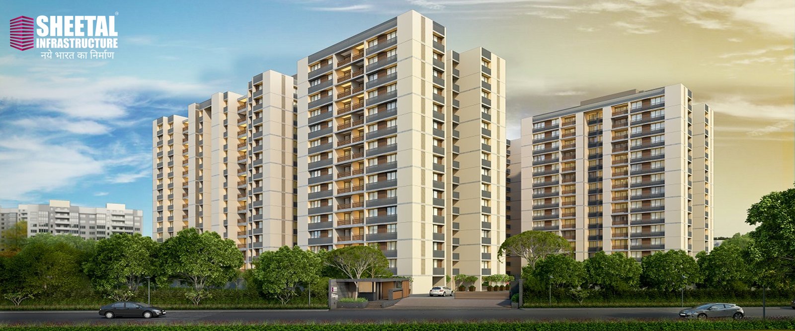 Construction material supplied to Sheetal Infrastructure project by Mahalaxmi Hardware Stores in Ahmedabad